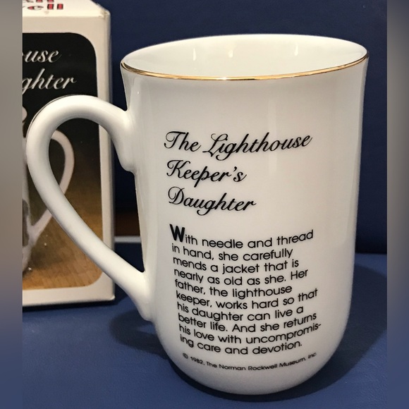 New, Norman Rockwell The Lighthouse Keeper’s Daughter classic mug - Picture 2 of 12